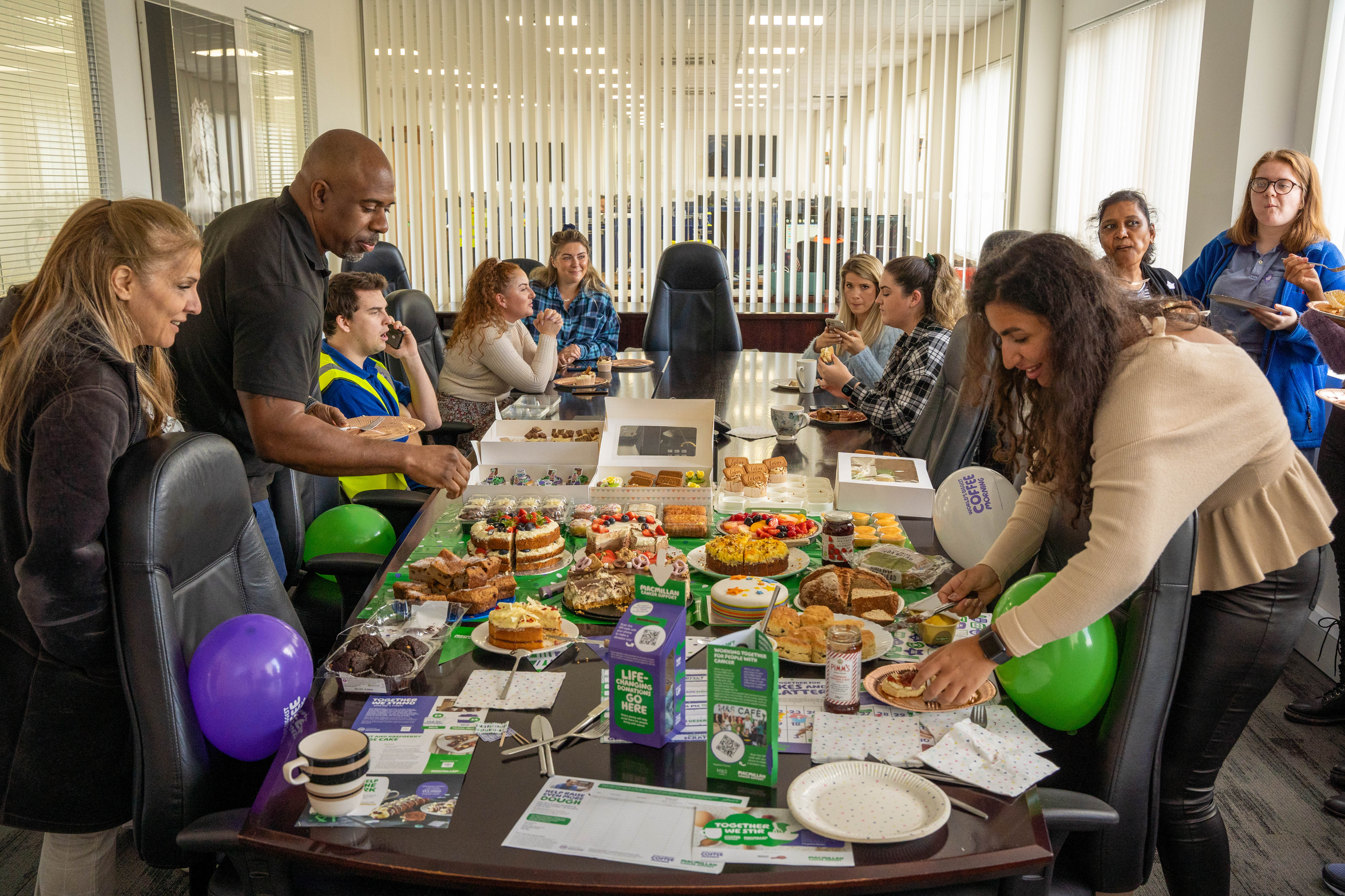 Kelly Group Brimsdown Hosts Macmillan  Coffee Morning